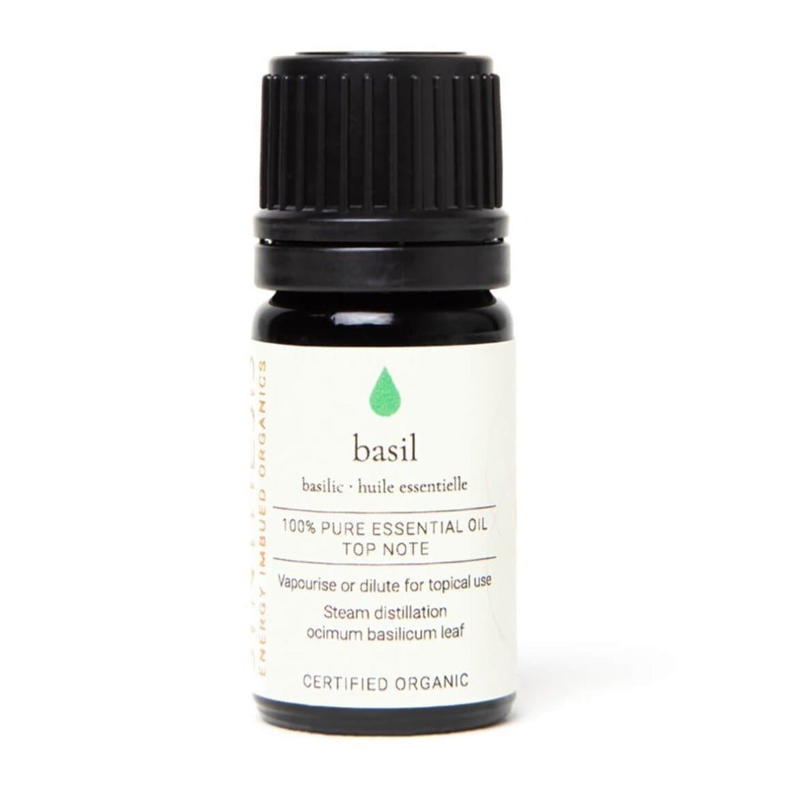 Basil Certified Organic Essential Oil (5ml)