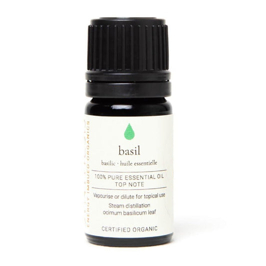 Basil Certified Organic Essential Oil (5ml)