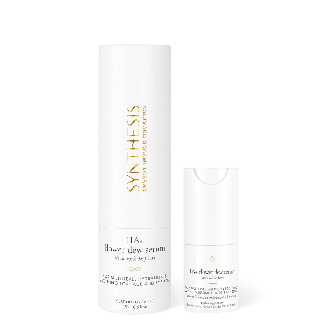HA+ Flower Dew Serum - 15ml - Synthesis Organics