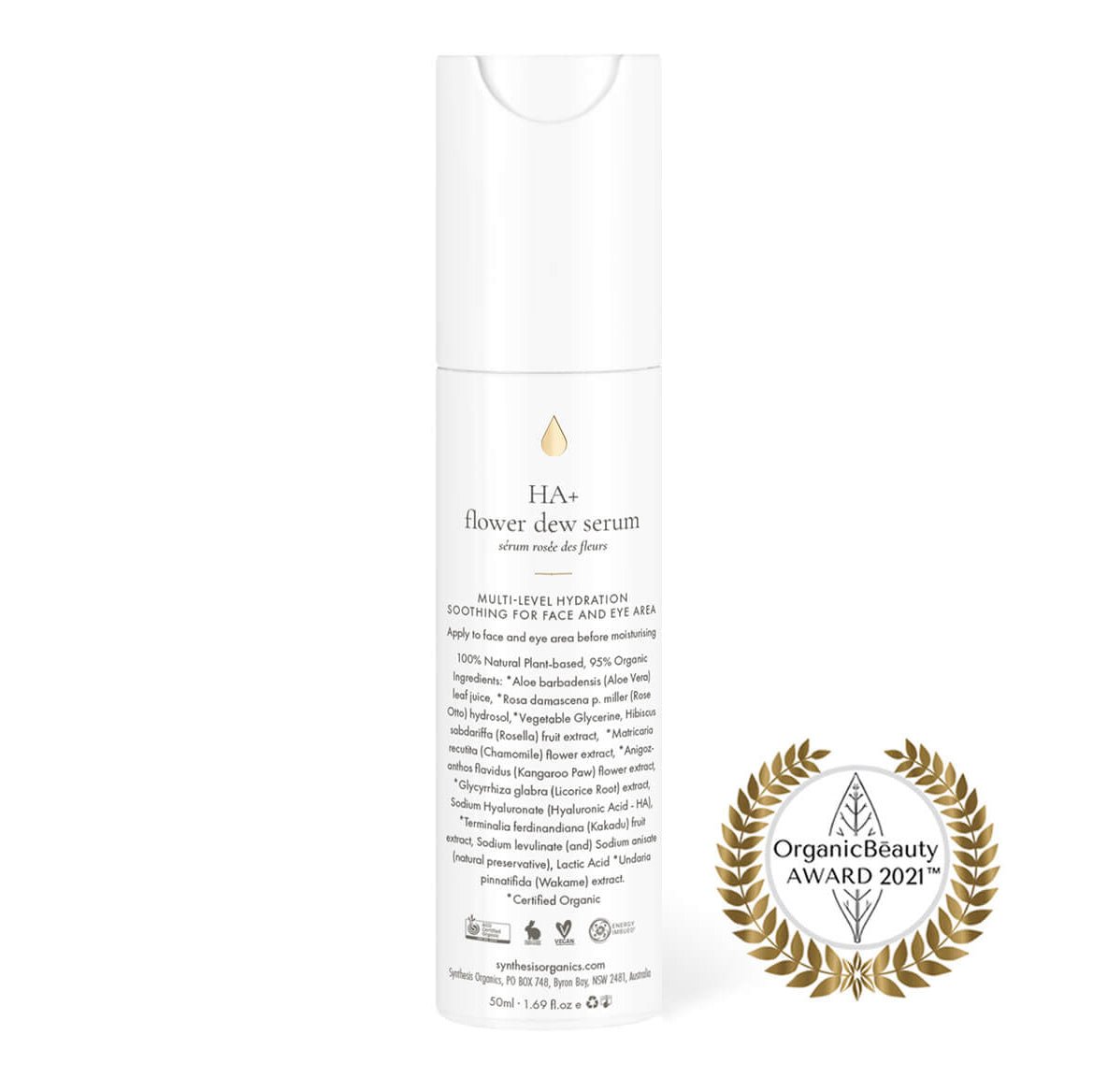 HA+ Flower Dew Serum - 50ml - Synthesis Organics