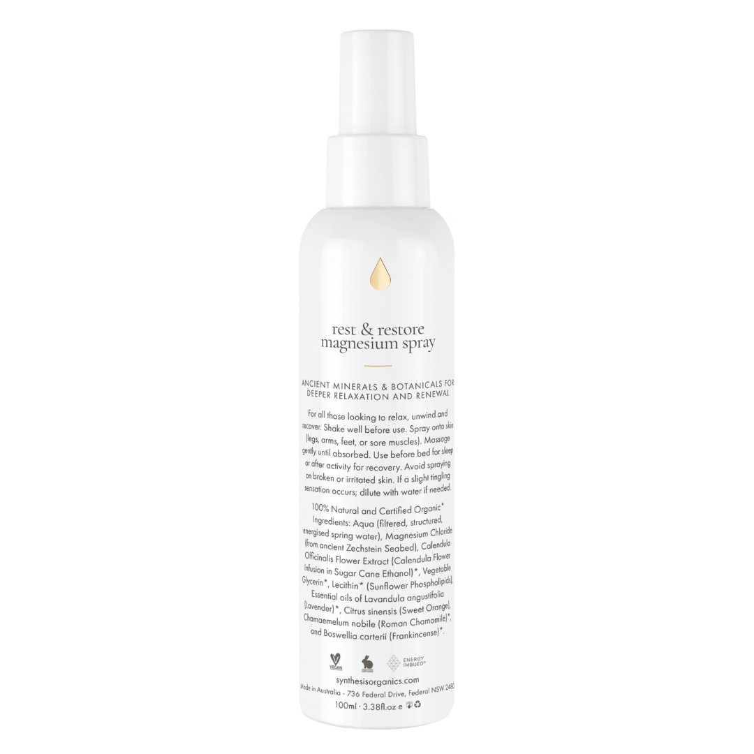 Rest & Restore Liposomal Magnesium Spray - 100ml - Synthesis Organics