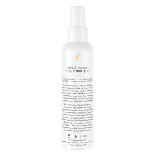 Rest & Restore Liposomal Magnesium Spray - 100ml - Synthesis Organics